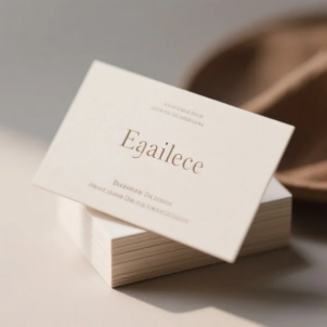 Elegant Matte Business Card